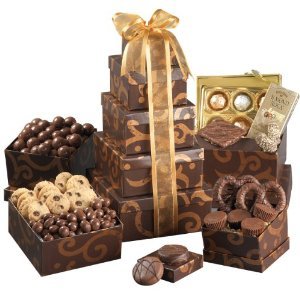Sympathy Chocolate Tower Gourmet Gift