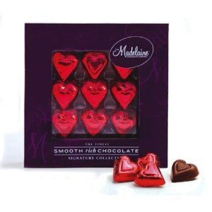 Valentines Mini Solid Chocolate Hearts
