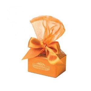 Ghirardelli Chocolate Orange Organza Favor
